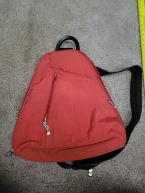 Baggallini Metro Convertible Backpack Nylon Rusty Red